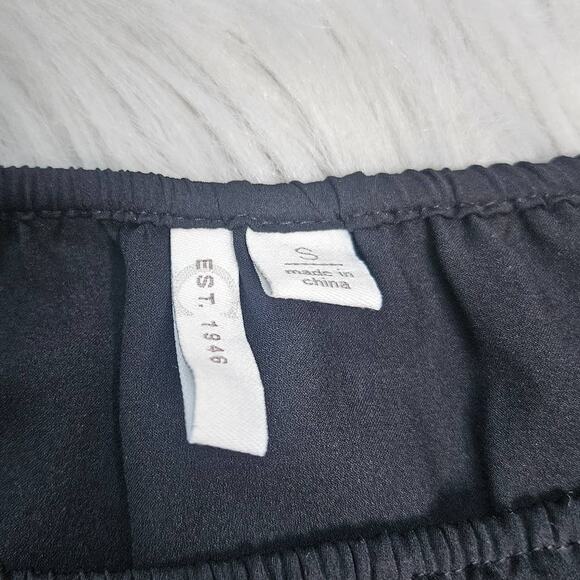 Womens Cato Black Lace Flare Sleeve Tunic Top Size Small - Picture 3 of 5